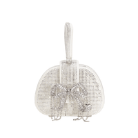 Cream Rhinestone Top Handle Bag by Self Portrait - Rental Hong Kong