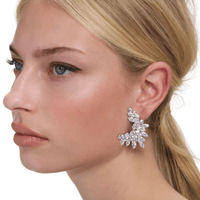 Crystal Cuff Earrings by Self Portrait - Rental Hong Kong
