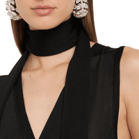 Crystal hoop earrings by Magda Butrym - Rental Hong Kong