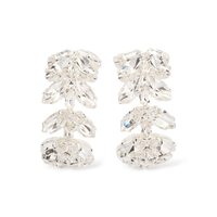 Crystal hoop earrings by Magda Butrym - Rental Hong Kong