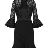 Dark Knight Dress Black by Three Floor - Rental Hong Kong