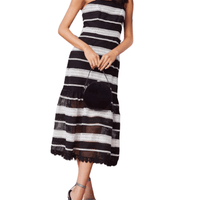 Darling One Midi Dress Black/White by Talulah - Rental Hong Kong
