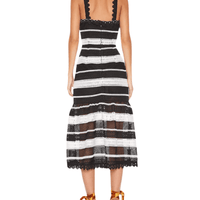 Darling One Midi Dress Black/White by Talulah - Rental Hong Kong
