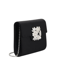 Efflorescence Mini Clutch Black by Roger Vivier - Rental Hong Kong