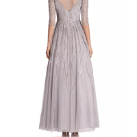 Embroidered Illusion Gown by Basix - Rental Hong Kong