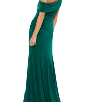 Foldover Off - the Shoulder Slit Gown by Mrs1000Dress - Rental Hong Kong