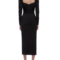 Iris Midi Dress Black by Self Portrait - Rental Hong Kong