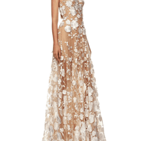 Jasmine Gown Beige by Bronx and Banco - Rental Hong Kong