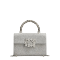 Jewel Efflorescence Mini Bag Silver by Roger Vivier - Rental Hong Kong