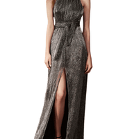Metalic Jersey Gown Silver by Halston Heritage - Rental Hong Kong