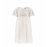 Mila Gloss Bodice Kids Dress Champagne by Needle & Thread - Rental Hong Kong