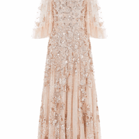 Papillon Ankle Gown Champagne by Needle & Thread - Rental Hong Kong