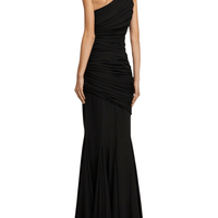 Ruched crepe georgette long dress by Giuseppe Di Morabito - Rental Hong Kong