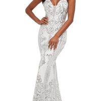 Sequin Mermaid Gown by Betsy and Adam - Rental Hong Kong