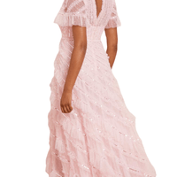 Spiral Sequin - Embellished Tulle Gown by Needle & Thread - Rental Hong Kong