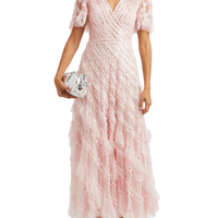 Spiral Sequin - Embellished Tulle Gown by Needle & Thread - Rental Hong Kong