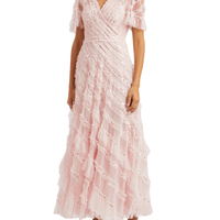 Spiral Sequin - Embellished Tulle Gown by Needle & Thread - Rental Hong Kong