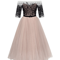 Strapless Midi Tulle Dress Black by Milla - Rental Hong Kong