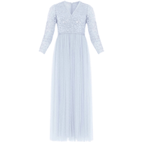 Tempest Bodice V - Neck Ankle Gown by Needle & Thread - Rental Hong Kong