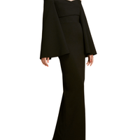 The Eliana Maxi Dress in Black by Solace London - Rental Hong Kong