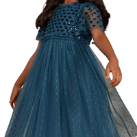 Thea Bodice Kids Dress Blue by Needle & Thread - Rental Hong Kong