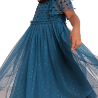 Thea Bodice Kids Dress Blue by Needle & Thread - Rental Hong Kong