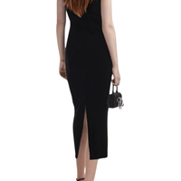 Velvet Midi Dress Black by Self Portrait - Rental Hong Kong