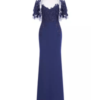 Verona Semi - Sheer Floral - Embroidered Gown by Theia - Rental Hong Kong