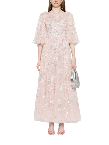 Constellation Gloss Ankle Gown
