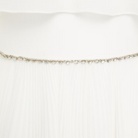 Bloom Cape-Back Embellished Chiffon Bridal Gown