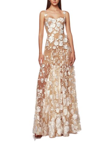 Jasmine Gown Beige