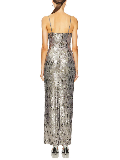 Cache Dress Silver