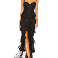Zelda Fitz Gown Black