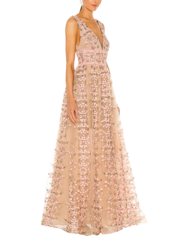Megan Rose Maxi Dress Pink