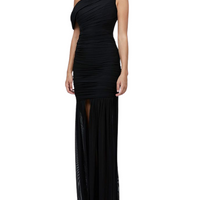 Issi Off Houlder Maxi Dress Black