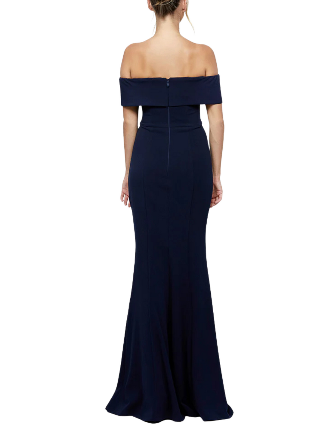 Zola Off Shoulder Gown Blue
