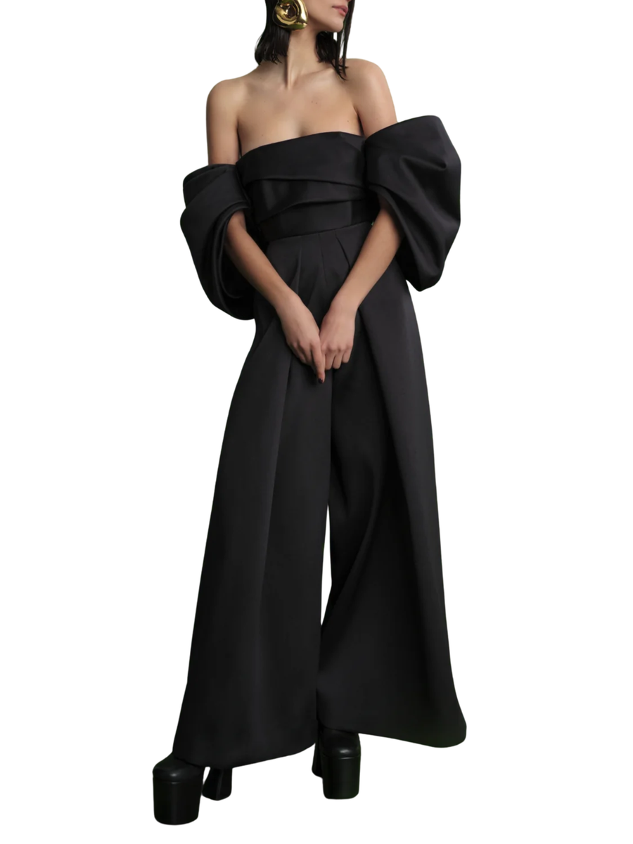 The Freya Jumpsuit in Black