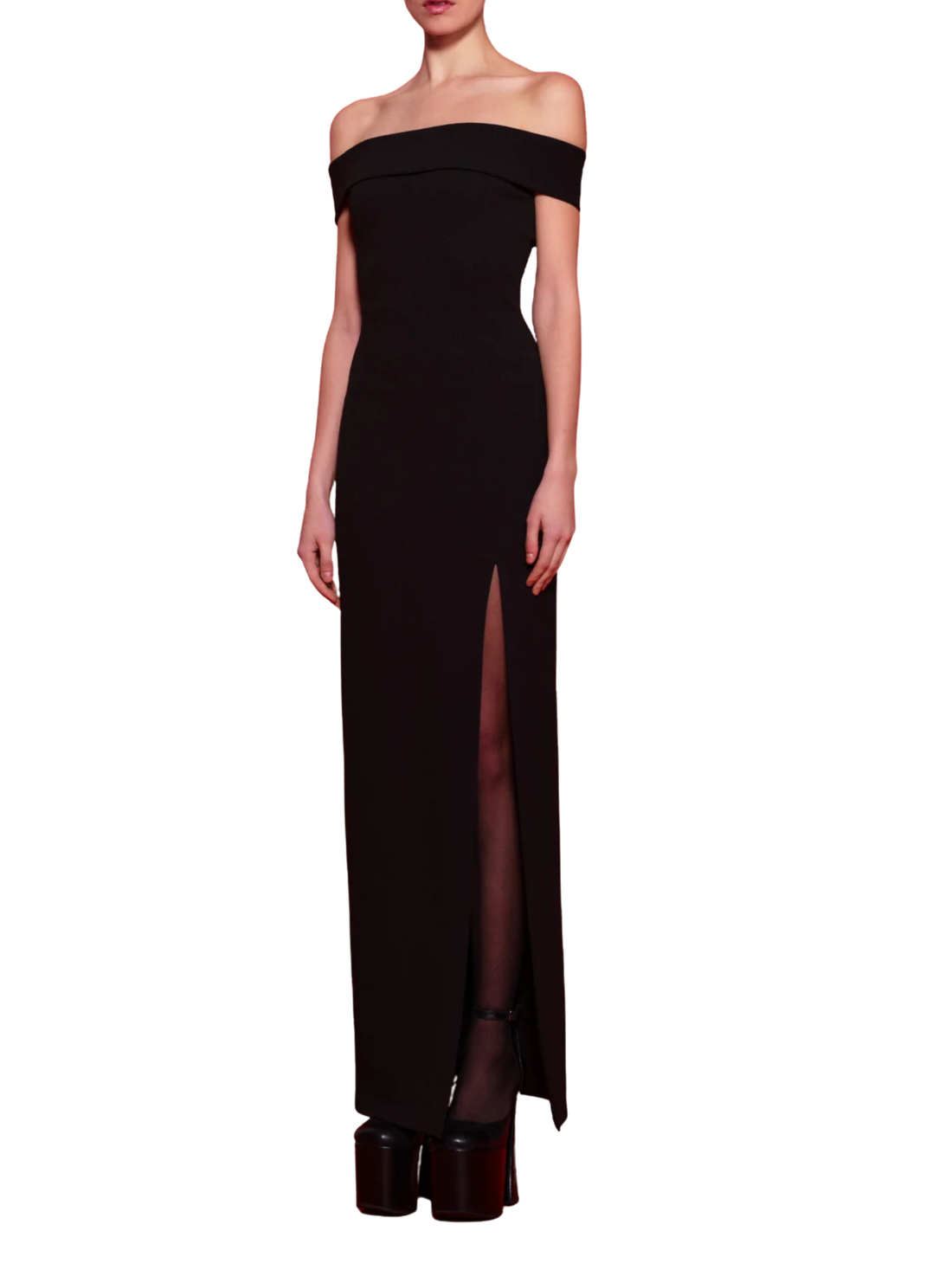 The Martina Maxi Dress in Black