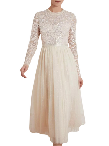 Tempest Bodice Dress Champagne