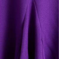 Blair fluted crepe midi dress Purple