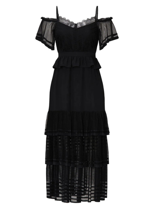 Inferno Dress Black