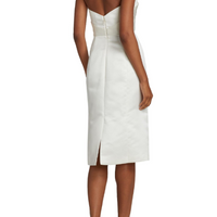 Strapless Slim Dressm White