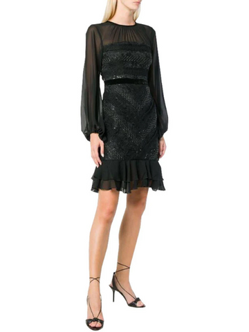Black Diamond Dress Black