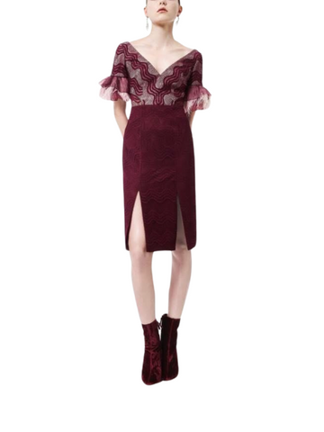 Hot Fuzz Dress Red