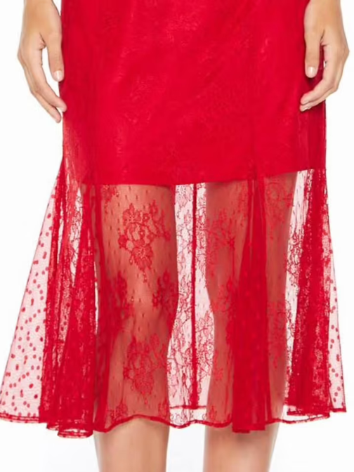 Tango Dreams Midi Dress Red