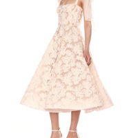 Model wearing Sabrina White Sleeveless Midi Dress, rented affordably in Hong Kong for sophisticated daytime and cocktail looks