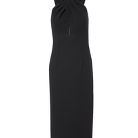 Elora Cutout Midi Dress Black