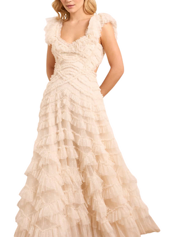Lola Backless Gown Cream