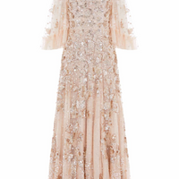 Papillon Ankle Gown Champagne
