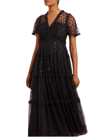 Thea Sequined Maxi Dress